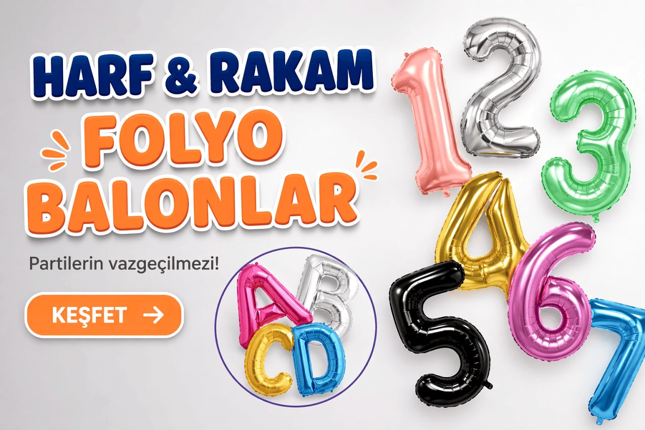 Harf-Rakam Folyo Balonlarımız