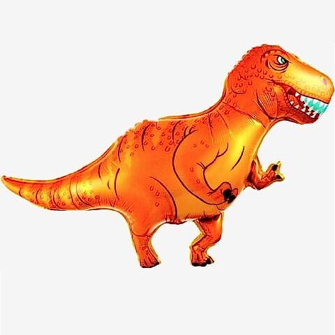 T-REX JURASSİC TURUNCU DİNAZOR FOLYO BALON 41*104