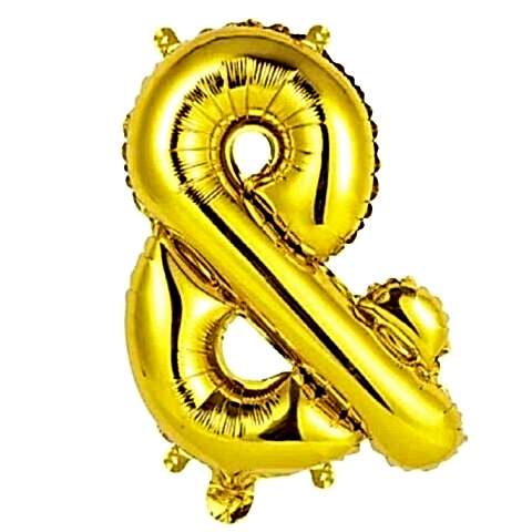 16 İNC SONSUZLUK İŞARETİ GOLD FOLYO BALON