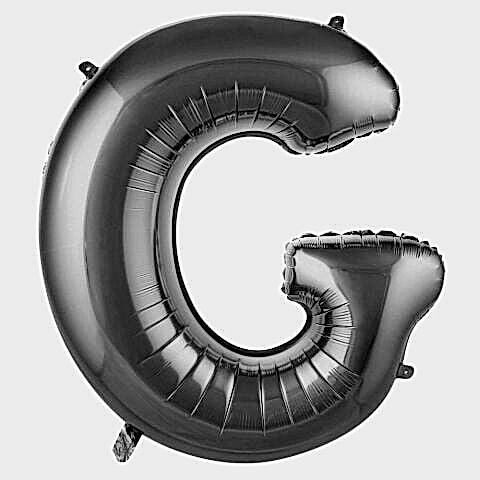 G- HARF 40 İNC GÜMÜŞ RENK BALON 100 CM