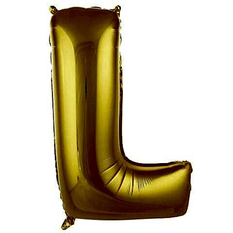 L- HARF 40 İNC GOLD RENK BALON 100 CM