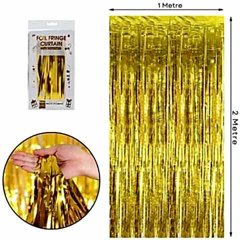 İTHAL METALİZE GOLD ARKA PLAN PERDESİ 2*1m