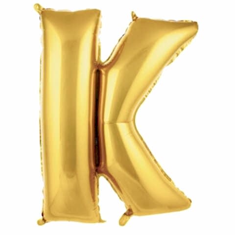 K- HARF 40 İNC GOLD RENK BALON 100 CM