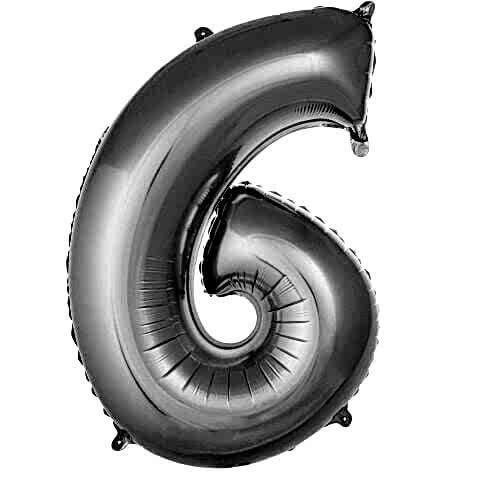 6- RAKAM 34 İNC GÜMÜŞ RENK BALON 76 CM