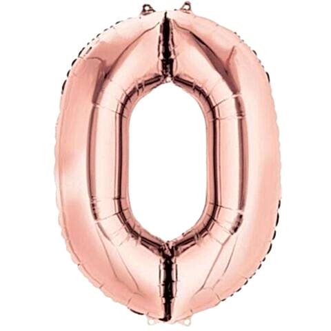 0- RAKAM 16 İNC ROSEGOLD RENK BALON 36 CM