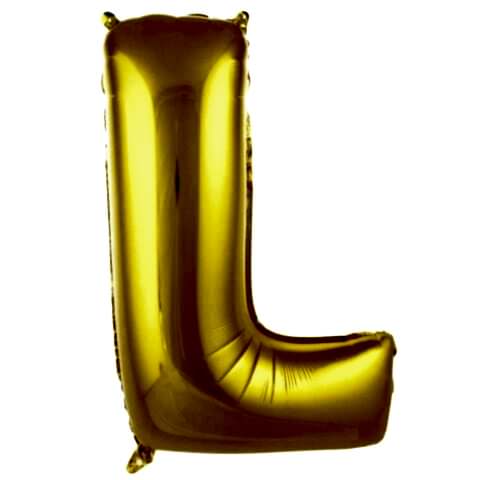 L- HARF 34 İNC GOLD RENK BALON 76 CM