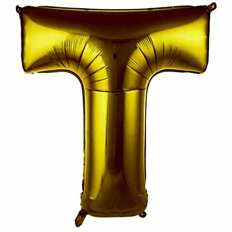 T- HARF 34 İNC GOLD RENK BALON 76 CM