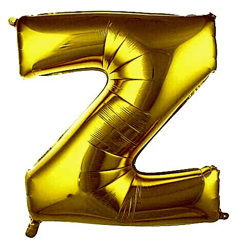 Z- HARF 34 İNC GOLD RENK BALON 76 CM