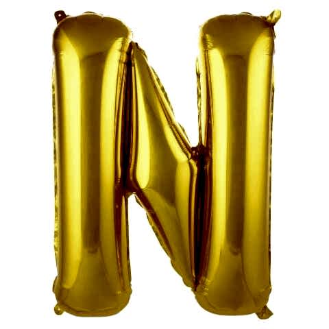 N- HARF 34 İNC GOLD RENK BALON 76 CM