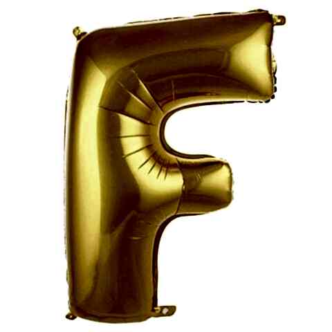 F- HARF 34 İNC GOLD RENK BALON 76 CM