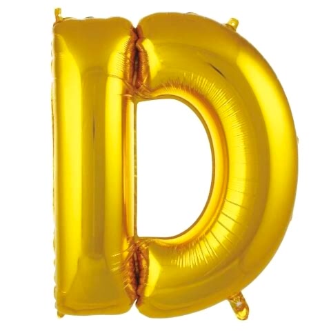 D- HARF 34 İNC GOLD RENK BALON 76 CM