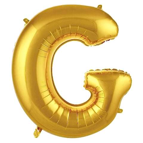 G- HARF 34 İNC GOLD RENK BALON 76 CM