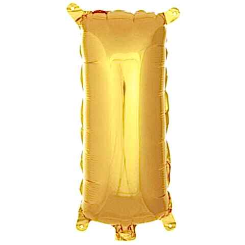 I- HARF 16 İNC GOLD RENK BALON 36 CM