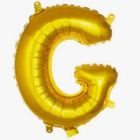 G- HARF 16 İNC GOLD RENK BALON 36 CM