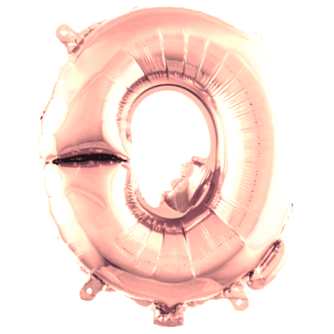 Q- HARF 40 İNC ROSEGOLD RENK BALON 100 CM
