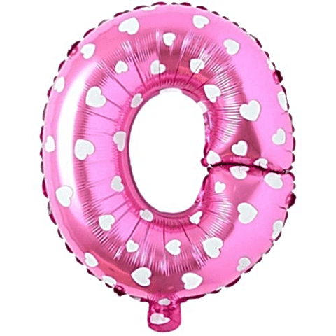 O- HARF 16 İNC PEMBE RENK BALON 36 CM