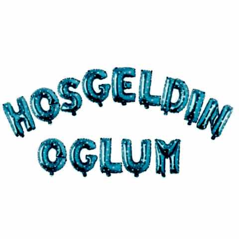 HOŞGELDİN OĞLUM MAVİ SET BALON
