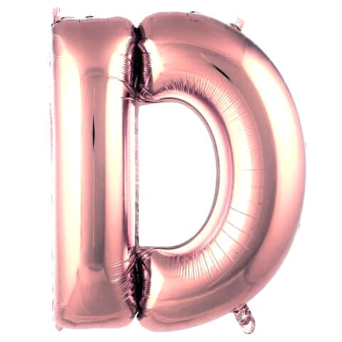 D- HARF 40 İNC ROSEGOLD RENK BALON 100 CM