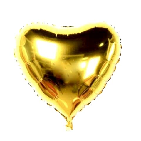 24 İNC KALP GOLD RENK FOLYO BALON