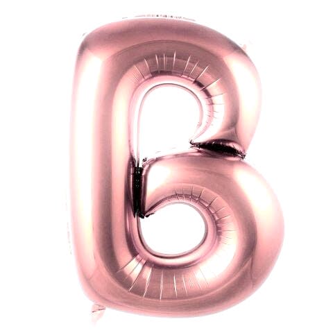 B- HARF 40 İNC ROSEGOLD RENK BALON 100 CM