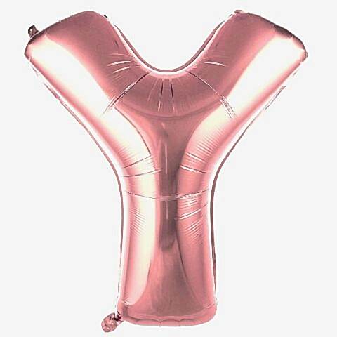 Y- HARF 40 İNC ROSEGOLD RENK BALON 100 CM