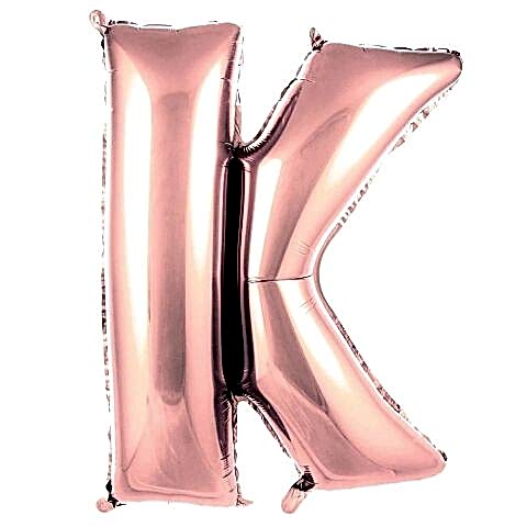 K- HARF 40 İNC ROSEGOLD RENK BALON 100 CM