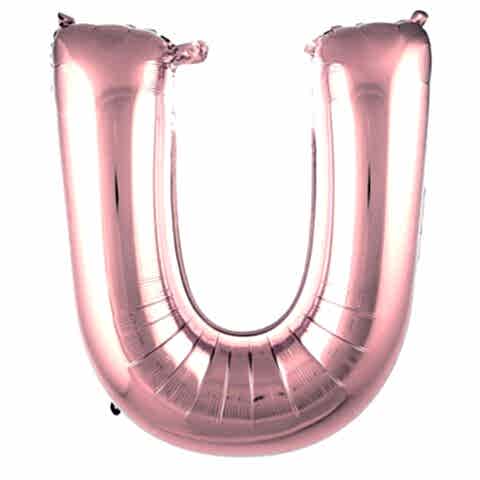 U- HARF 40 İNC ROSEGOLD RENK BALON 100 CM