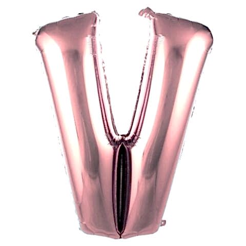 V- HARF 40 İNC ROSEGOLD RENK BALON 100 CM