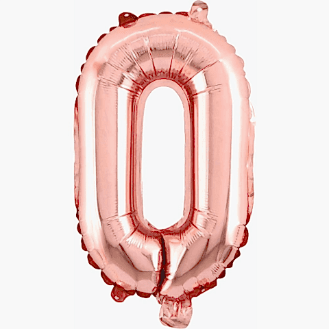 0- RAKAM 34 İNC ROSEGOLD RENK BALON 76 CM