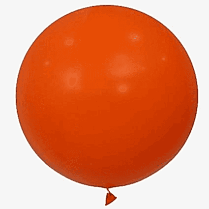 36 İNC LATEX TURUNCU BALON