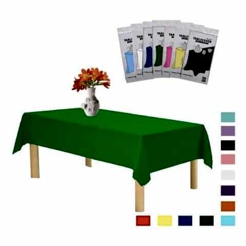PLASTİK YEŞİL MASA ÖRTÜSÜ 120*180cm