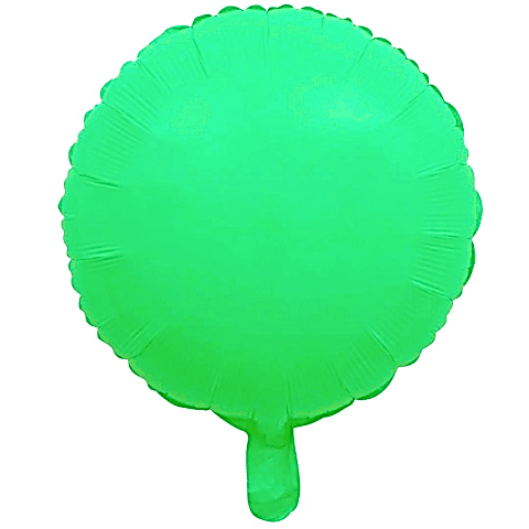 18 İNC YUVARLAK MAKARON YEŞİL FOLYO BALON 43*43