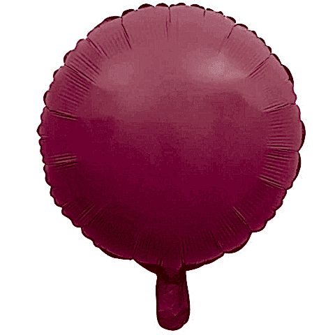 18 İNC YUVARLAK MAKARON PEMBE FOLYO BALON 43*43