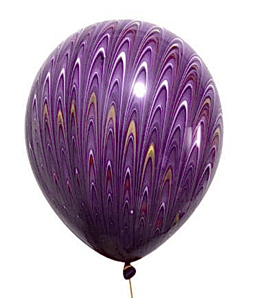 TAVUS KUŞU MOR LATEKS BALON