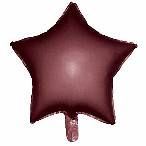 18 İNC YILDIZ MAKARON PEMBE FOLYO BALON