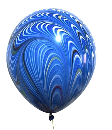 TAVUS KUŞU MAVİ LATEKS BALON