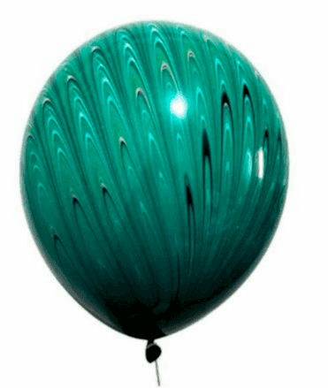 TAVUS KUŞU YEŞİL LATEKS BALON