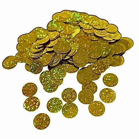 METALİZE BALON İÇİ HOLOGRAM GOLD PUL