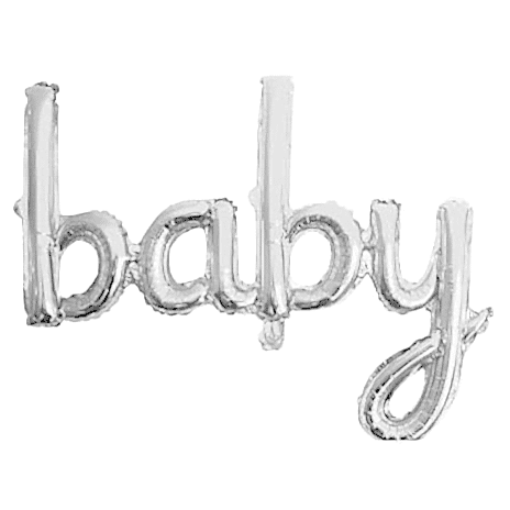 BABY GÜMÜŞ FOLYO BALON