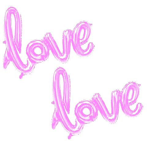 KÜÇÜK LOVE PEMBE FOLYO BALON 36*54CM