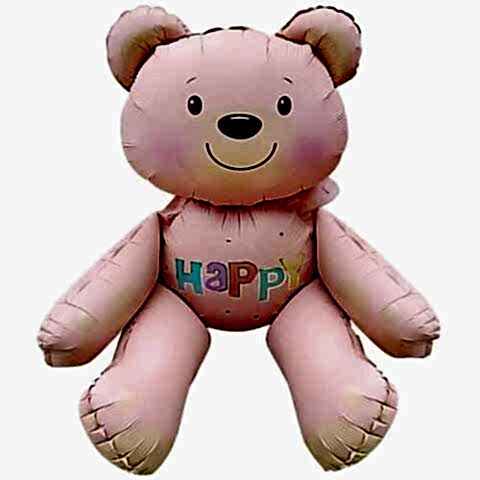 OTURAN AYI PEMBE FOLYO BALON 77*70