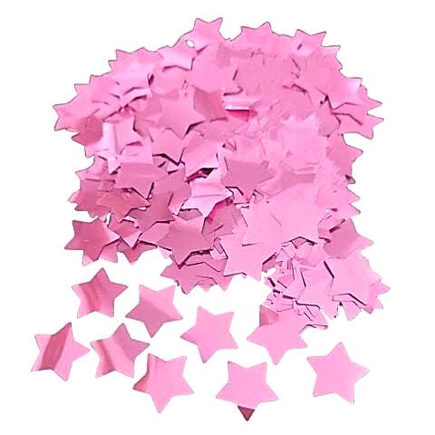 METALİZE BALON İÇİ YILDIZ PEMBE PUL