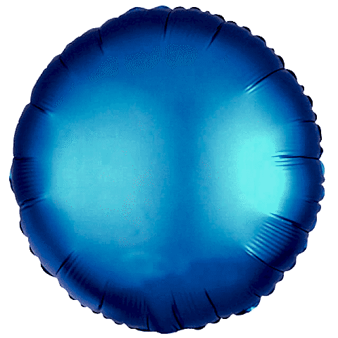 18 İNC YUVARLAK AÇIK MAVİ RENK FOLYO BALON 43*43