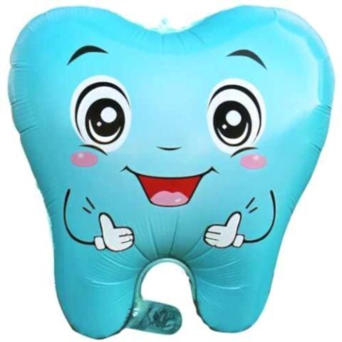 DİŞ MAVİ RENK FOLYO BALON 50*52,5