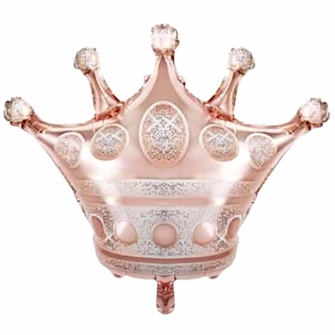 KRAL TAÇ ROSEGOLD FOLYO BALON 73*69