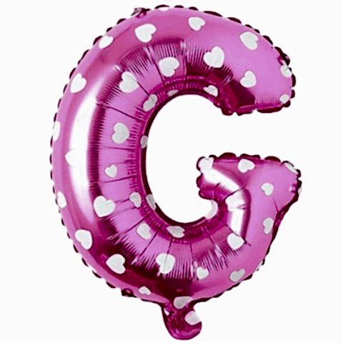G- HARF 16 İNC PEMBE RENK BALON 36 CM