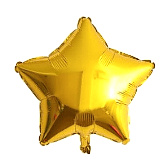 24 İNC YILDIZ GOLD RENK FOLYO BALON