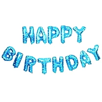 HAPPY BİRTHDAY MAVİ SET BALON