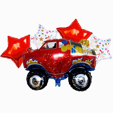 RALLY JEEP 5 Lİ SET FOLYO BALON